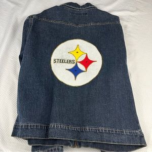 Women’s Pittsburg Steelers denim jacket